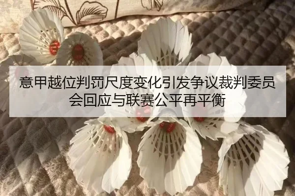 意甲越位判罚尺度变化引发争议裁判委员会回应与联赛公平再平衡